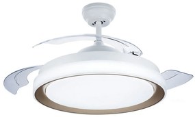 Philips-LED Stropné svietidlo s ventilátorom LED/35W/230V 5500/4000/2700K+DO zlatá