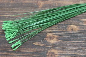 Umelá tráva so zelenými guličkami 7ks 65cm