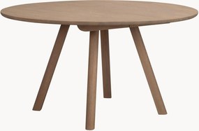 Okrúhly jedálenský stôl z dubového dreva Clapperton, Ø 140 cm