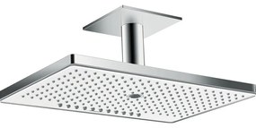 HANSGROHE Rainmaker Select horná sprcha 3jet EcoSmart, 466 x 300 mm, s prívodom zo stropu 100 mm, biela/chróm, 24016400