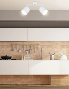 Candellux Biele stropné svietidlo Azuro pre žiarovku 2x E27 92-63250