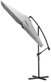 Zahradní slunečník Akron 300 cm šedý