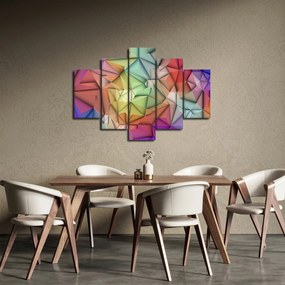 Obraz - Polygonálna abstrakcia (150x105 cm)