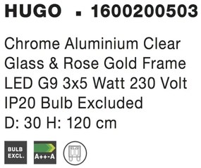Retro luster Hugo A 30 Číra