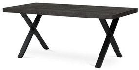 Autronic BONTEC Jedálenský stôl 180x90cm, lamino, sivý dub, HT-R5316 GREY Farba: Šedá