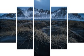 Obraz výhľadu na Islandskej vrcholky (150x105 cm)