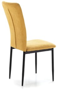 Jedálenská stolička v horčicovej farbe v súprave 4 ks Holly – Marckeric