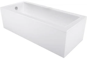 Mexen Cubik vaňa obdĺžniková 140 x 70 cm s obloženiami, biela - 55031407000X