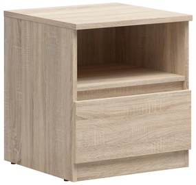 Nočný stolík BRW Tetrix 1 (dub sonoma). Vlastná spoľahlivá doprava až k Vám domov. 1098538