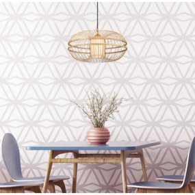 Westinghouse 61255 - Luster na lanku TULCEA 1xE27/60W/230V bambus