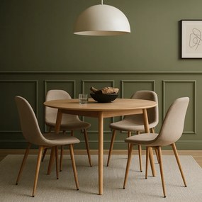 Noela Látková jedálenská stolička MARIE béžová