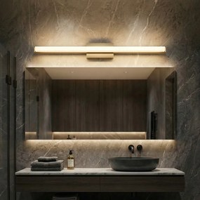 Toolight Toolight, LED nástenné svietidlo 80cm, 13W, 4000K, 1000lm, APP1853-1W, zlatá matná, OSW-66007