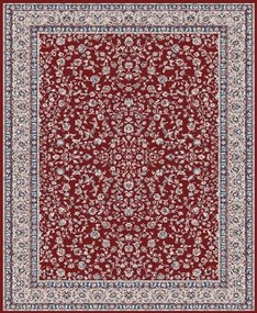 BE Koberec Jasmin 9870 RED – červený obdĺžnikový Rozmer: 200x290 cm