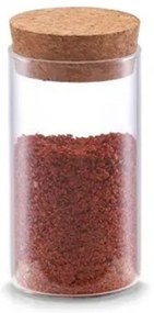 Korenka, sklenená guľatá dóza s korkovým uzáverom 155ml