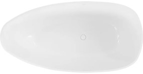 Mexen Imola, voľne stojaca vaňa z konglomerátu 170 x 88 cm, biela lesklá, 57281708510