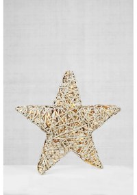 Vonkajšia svetelná dekorácia s vianočným motívom v prírodnej farbe ø 50 cm Sofus – Markslöjd