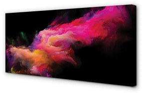 Obraz na plátne ružová fraktály 120x60 cm