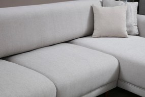 Dizajnová rozkladacia sedačka Haylia 287 cm béžová - pravá