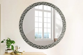 Okrúhle ozdobné zrkadlo na stenu Ozdoba fi 100 cm
