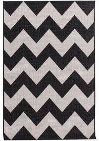 Koberec Modern Chevron black/beige 160x230cm