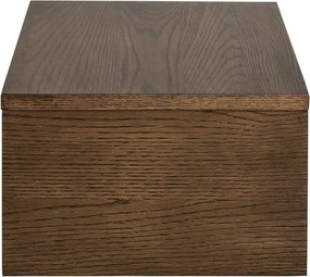 Nočný stolík v dekore duba v tmavoprírodnej farbe Monfort – Actona