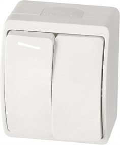 Dvojitý vypínač svetiel 230V