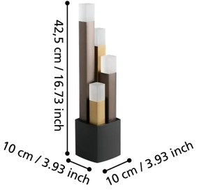 Eglo 39907 - LED Stmievateľná stolná lampa ESTANTERIOS 4xLED/3,7W/230V 3000K