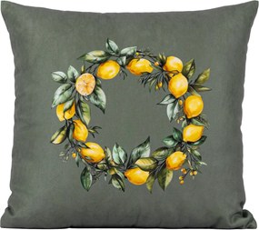 DEKORAČNÁ OBLIEČKA NA VANKÚŠ LIMONE5 43X43 CM VZOROVANÁ