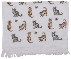 Kuchynský froté uterák s mačky -  40*66 cm