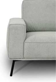 Svetlosivá ženilková rohová pohovka (pravý roh/do L) Amsterdam – Scandic