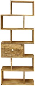 furniture-nabytek.cz - Drevená polica do kuchyne 60x150x30 z masívu mango