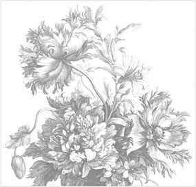 Vliesová tapeta Engraved Flowers