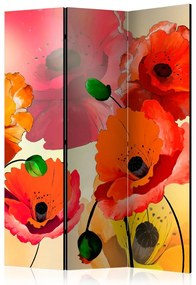 Artgeist Paraván - Velvet poppies [Room Dividers]