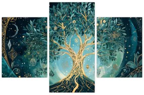 Obraz – Strom života vo vesmíre (90x60 cm)