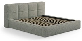 Zelené čalúnené čelo postele 209x100 cm Darren – Micadoni