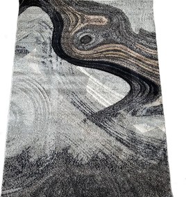 Koberec Microsofty 8305 MULTI – viacfarebný shaggy obdĺžnik Rozmer: 60x100 cm