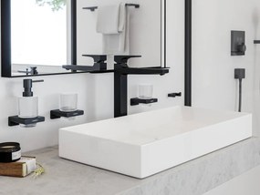 Hansgrohe AddStoris, dvojitý háčik, matná čierna, HAN-41755670