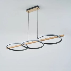 Zuma Line MD3913-3-3BWLT - LED Luster na lanku ALMERIA LED/35W/230V