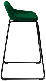 Barová stolička Sligo Velvet zelená - 2 kusy
