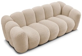 Svetlohnedá pohovka z textílie buklé 232 cm Hippolyte – Bobochic Paris