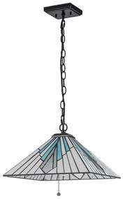 Elstead TF-ALDERLEY-P - Závesný luster Tiffany ALDERLEY 1xE27/60W/230V