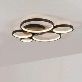 BRILAGI - LED stropné svietidlo ECHO LED/60W/230V 4000K 50x57 cm čierne