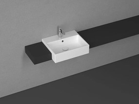 Isvea Isvea, PURITY keramické umývadlo 50x42cm, na dosku, biela, 10PL66050