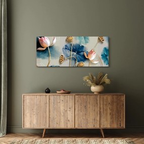 Obraz s kvetmi (120x50 cm)