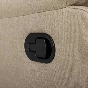 LuxuryForm DESIGN Televízne kreslo RUFO s polohovaním - béžové