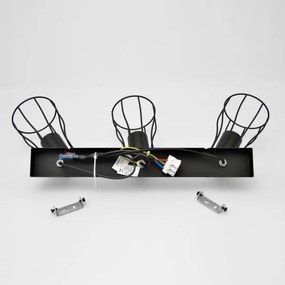 LED Bodové svietidlo TUBE II 3xE27/15W/230V čierna