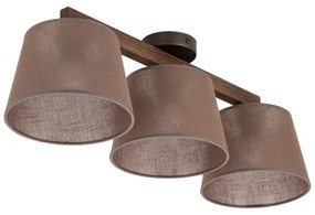 Brilagi - Prisadený luster LATTE 3xE27/15W/230V borovica/hnedá