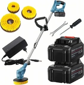 Akumulátorová čistiaca kefa na podlahy - REAL GARDEN - RC-K-2313