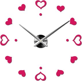 SENTOP | Nástenné hodiny ako obraz moderné hodiny vyrobené z plastu 12S046-S-Wall clock HEU- analógové