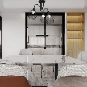 Prisadený luster BERGEN 3xE27/60W/230V